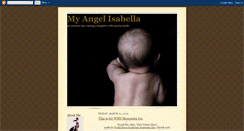 Desktop Screenshot of myangelisabella.blogspot.com