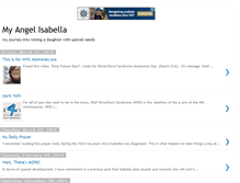 Tablet Screenshot of myangelisabella.blogspot.com