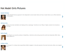 Tablet Screenshot of hotmodelgirlspictures.blogspot.com