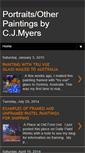 Mobile Screenshot of cjmyersblog.blogspot.com