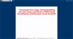 Desktop Screenshot of breeding-dogs.blogspot.com