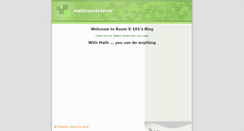 Desktop Screenshot of mathcounts4ever.blogspot.com