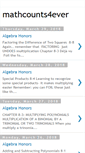 Mobile Screenshot of mathcounts4ever.blogspot.com