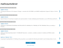 Tablet Screenshot of mathcounts4ever.blogspot.com