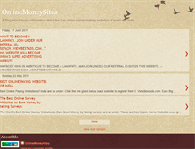 Tablet Screenshot of onlinemoneysites4you.blogspot.com