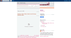 Desktop Screenshot of new-hindisong.blogspot.com