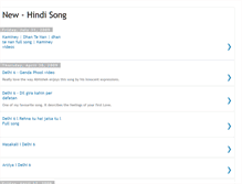 Tablet Screenshot of new-hindisong.blogspot.com