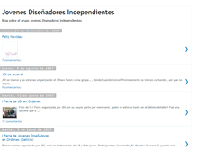 Tablet Screenshot of jovenesdiseniadoresindependientes.blogspot.com