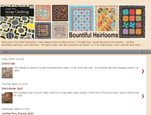 Tablet Screenshot of bountifulheirlooms.blogspot.com