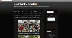 Desktop Screenshot of oskar-blir-lite-smartare.blogspot.com