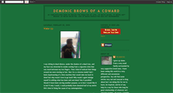 Desktop Screenshot of demonicbrowsofacoward.blogspot.com