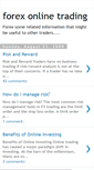 Mobile Screenshot of forexonline-9trading.blogspot.com