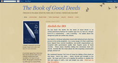 Desktop Screenshot of bookofgooddeeds.blogspot.com
