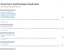 Tablet Screenshot of grammairesystematiquegaudreault.blogspot.com