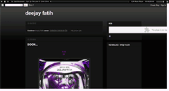 Desktop Screenshot of deejayfatih.blogspot.com