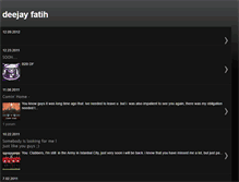 Tablet Screenshot of deejayfatih.blogspot.com