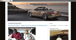 Desktop Screenshot of emergingmagazinenews.blogspot.com