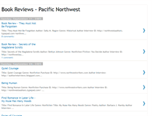 Tablet Screenshot of northwestbookreviews.blogspot.com