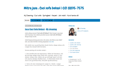 Desktop Screenshot of cucisofabekasi-mj.blogspot.com