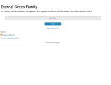 Tablet Screenshot of eternalgreenfamily.blogspot.com