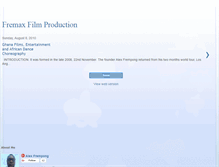 Tablet Screenshot of fremaxfilmproduction.blogspot.com