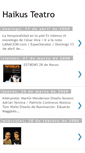 Mobile Screenshot of haikusteatro.blogspot.com