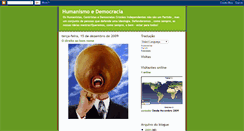 Desktop Screenshot of movhumanismodemocracia.blogspot.com