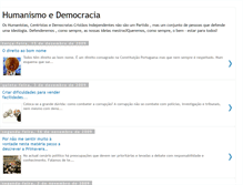 Tablet Screenshot of movhumanismodemocracia.blogspot.com