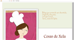 Desktop Screenshot of cosasdexela.blogspot.com