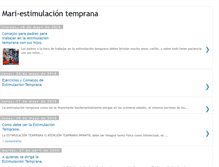Tablet Screenshot of mari-estimulacintemprana.blogspot.com