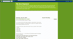 Desktop Screenshot of javaexposure.blogspot.com