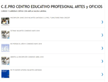 Tablet Screenshot of centroeducativoprofesional.blogspot.com