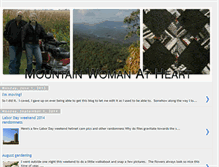 Tablet Screenshot of mountainwomanatheart.blogspot.com