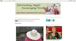 Desktop Screenshot of entertainingangelsencouragingwords.blogspot.com