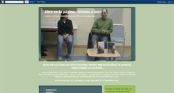 Desktop Screenshot of abrelapaginaclubdelectura.blogspot.com