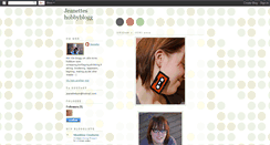 Desktop Screenshot of jeanetteshobbyblogg.blogspot.com