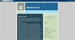 Desktop Screenshot of futebolderua.blogspot.com