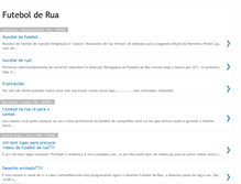 Tablet Screenshot of futebolderua.blogspot.com