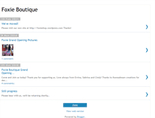 Tablet Screenshot of foxieshop.blogspot.com