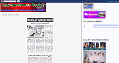 Desktop Screenshot of laryngectomeesociety.blogspot.com