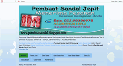 Desktop Screenshot of pembuatsandal.blogspot.com