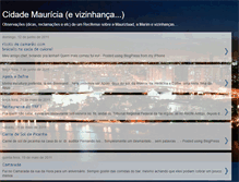 Tablet Screenshot of cidademauricia.blogspot.com