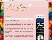 Tablet Screenshot of midolcecucina.blogspot.com