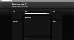 Desktop Screenshot of famous-men.blogspot.com