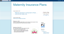 Desktop Screenshot of maternityplans.blogspot.com