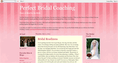 Desktop Screenshot of perfectbridalcoaching.blogspot.com