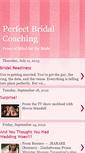 Mobile Screenshot of perfectbridalcoaching.blogspot.com