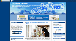 Desktop Screenshot of everydaymoment.blogspot.com