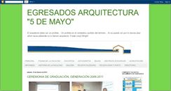 Desktop Screenshot of egresados5m.blogspot.com