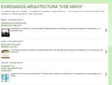 Tablet Screenshot of egresados5m.blogspot.com